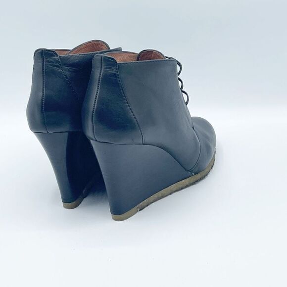 Louise et Cie rubber sole leather black booties - Women’s 6.5 / 36.5 - Picture 9 of 12